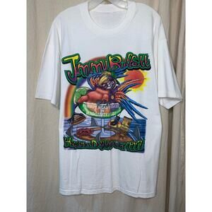 Vintage 1997 Jimmy Buffett Margaritaville Havana Daydreaming Cocktail Shirt XL